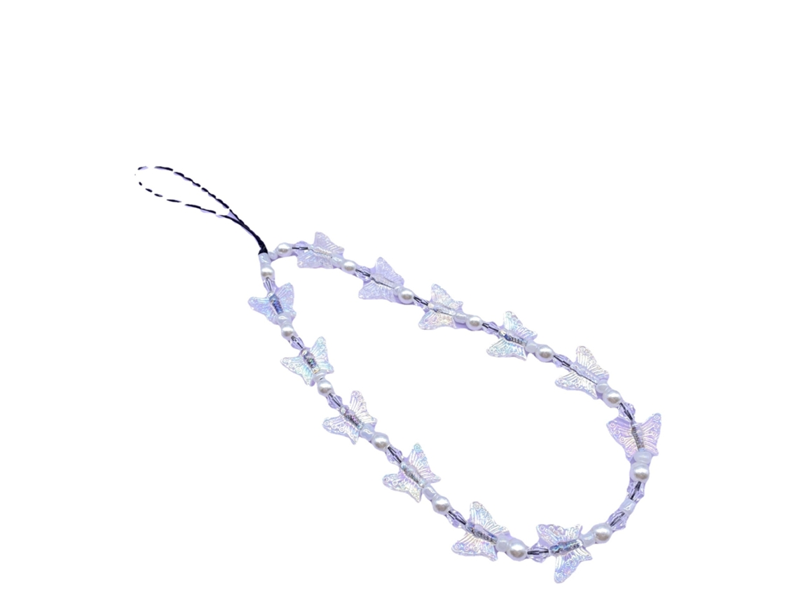 2 Peças De Pulseira De Cordão Para Celular Em Pedra Natural - Feita À Mão