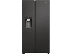 Frigorífico Americano HAIER HSW59F18EIPT (No Frost - 177,5 cm - 601 L - Preto)