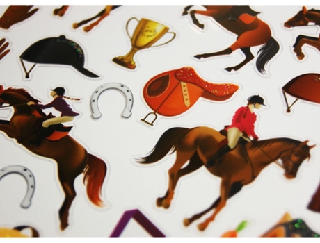 Adesivos Competição Equestre Glitter GLOBAL GIFT