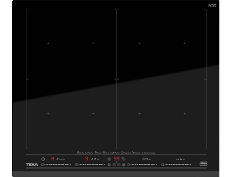 Placa de Indução TEKA IZF 68600 MSP (Elétrica - 60 cm - Preto)