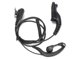 Fone De Ouvido Curvo Com Microfone Escondido Portátil Para Xir P8268 P8260 Apx4000