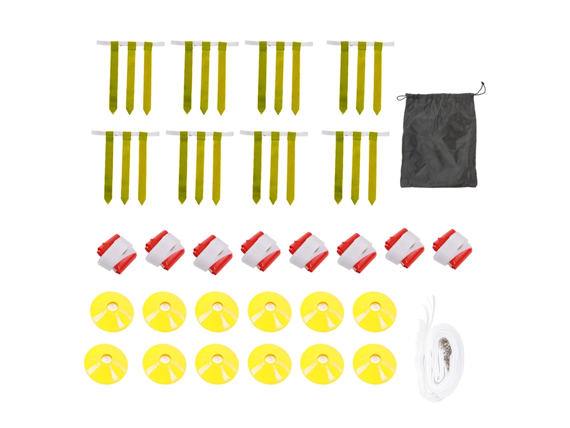 Conjunto de Futebol de Bandeira com Cintos e Bandeiras S/MARCA