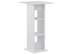 Vidaxl Mesa De Bar 60x60x110 Cm Branco