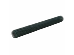 Conjunto 1 Rede De Arame Vidaxl Verde Aço (2500 Cm)