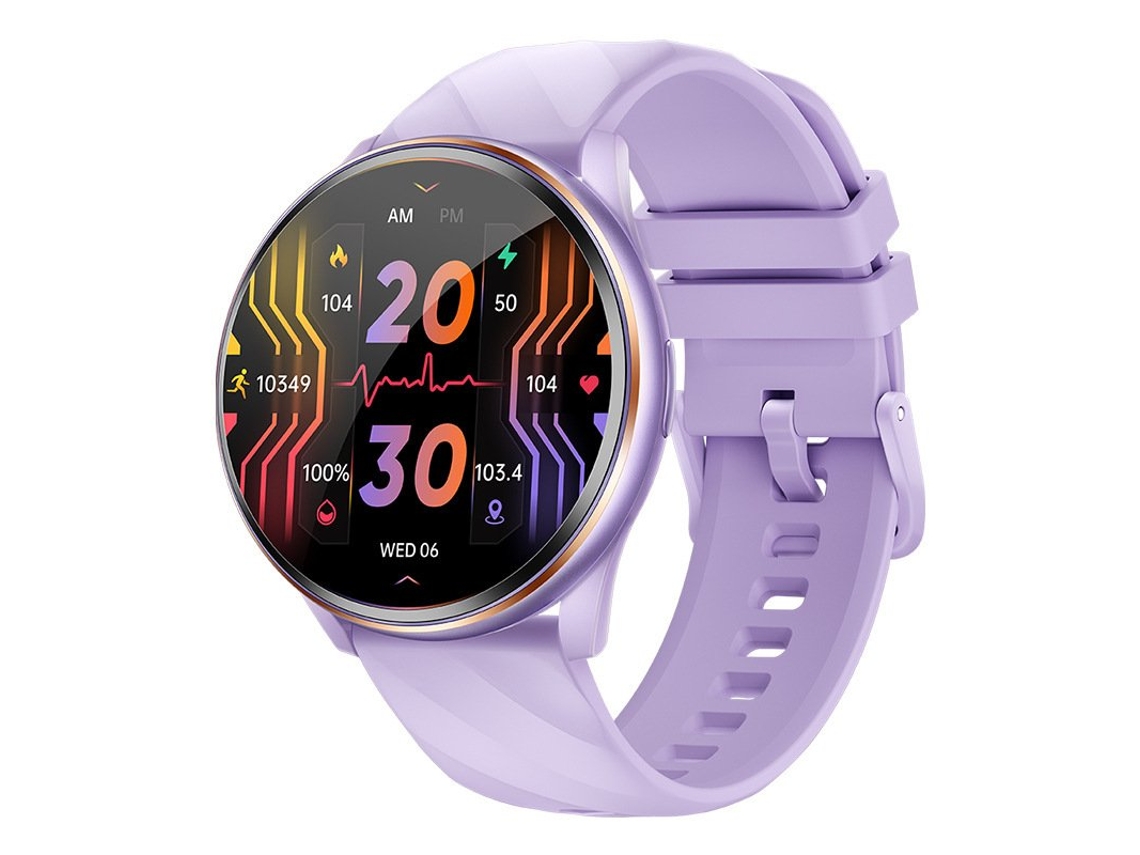 Smartwatch Yizhood Kt77 1.46 Inch Chamada Bluetooth Monitorização Da Saúde Mais De 100 Modos De Desporto (android E Ios Roxo)