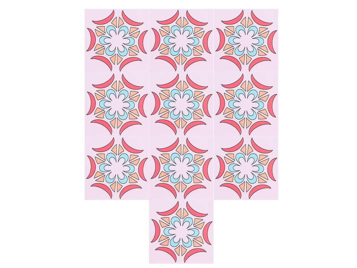 2026 STORE 10 peças de adesivos de azulejos impermeáveis autoadesivos para cozinha e banheiro