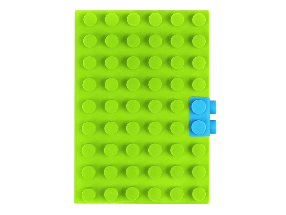 Caderno de Silicone, Caderno Pontilhado A6 Verde BRILVIBERA