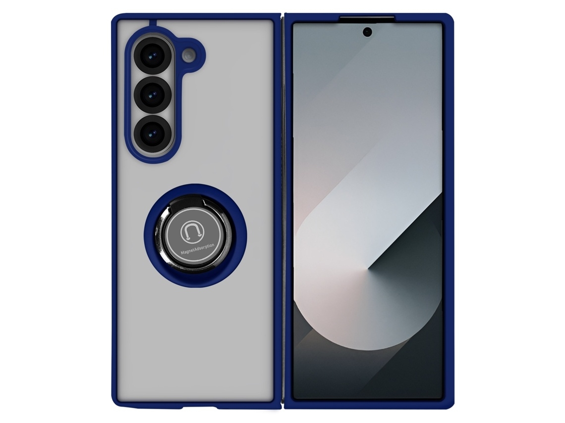 Lurelia Capa Com Anel Para Samsung Galaxy Z Fold 6 Silicone