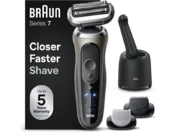 Máquina de Barbear Elétrica BRAUN Series 7 72-C7650CC (Dourado)