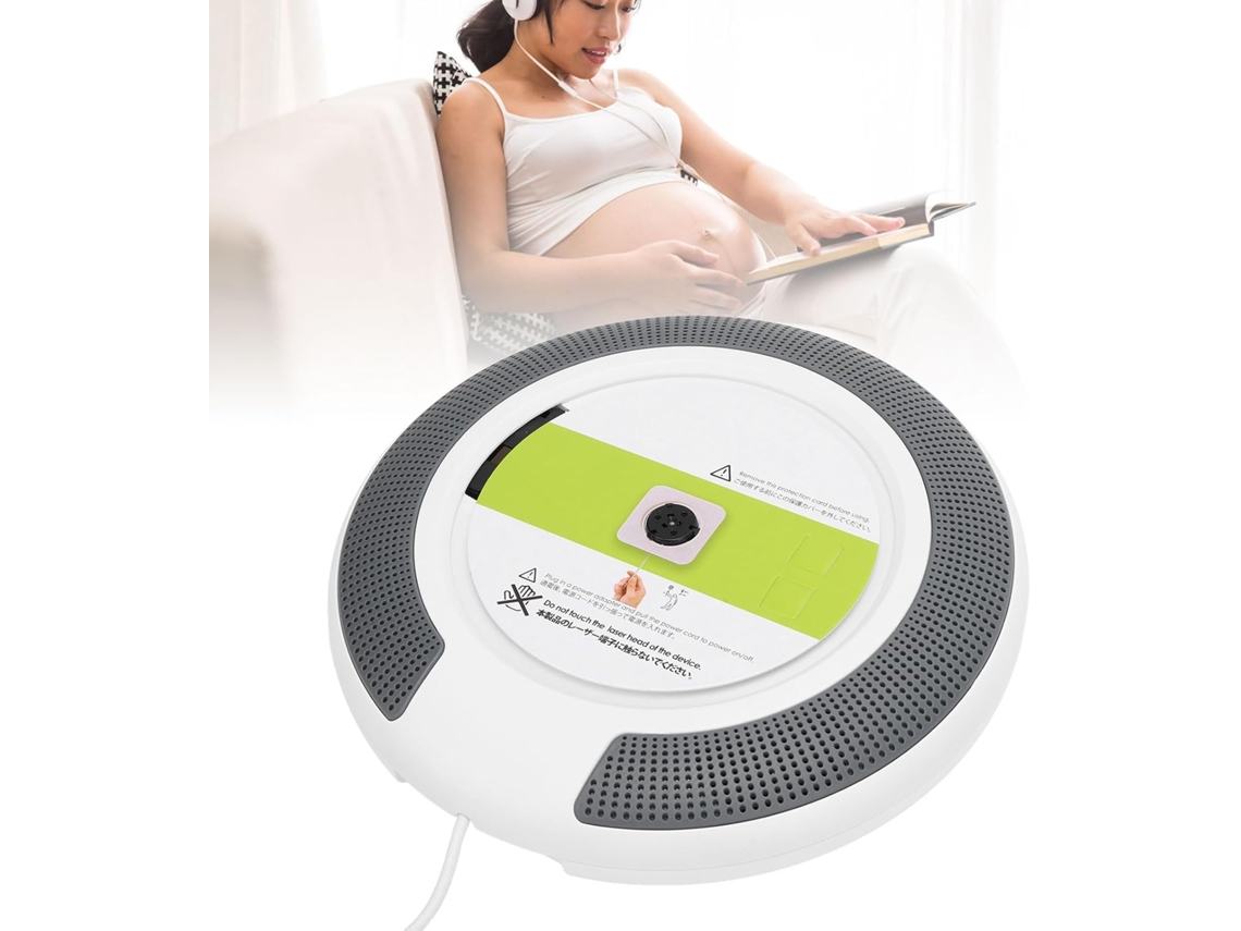 Leitor Cd De Parede Com Bluetooth, Reprodutor De Música Portátil Com Visor Digital Controlado Por Controle