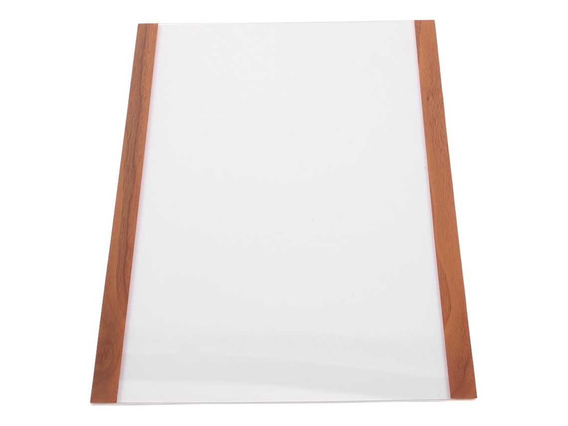 Suporte Magnético de Parede para Pôsteres A4 Horizontal em Acrílico Transparente com Fixação Autoad (20x30 Cm)