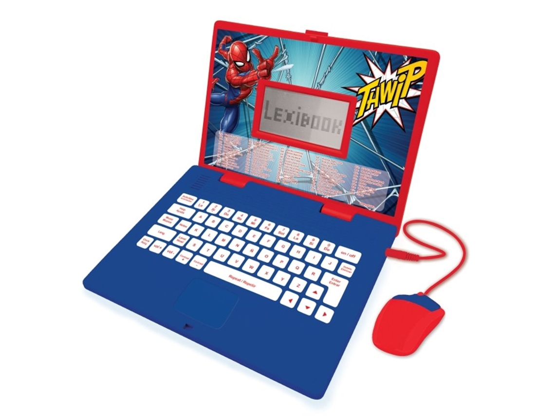 Portátil Educativo DISNEY Lexibook Spider Man (bilingue espanhol/inglês)