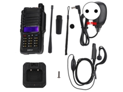 Aetheria walkie Talkie Uv 9r Plus 15w de Banda Dupla Portátil com Bateria 8000mah Ip67 para Baofeng