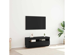 Vidaxl Gabinete Para Tv Carvalho Preto 100 X 35 X 40 Cm