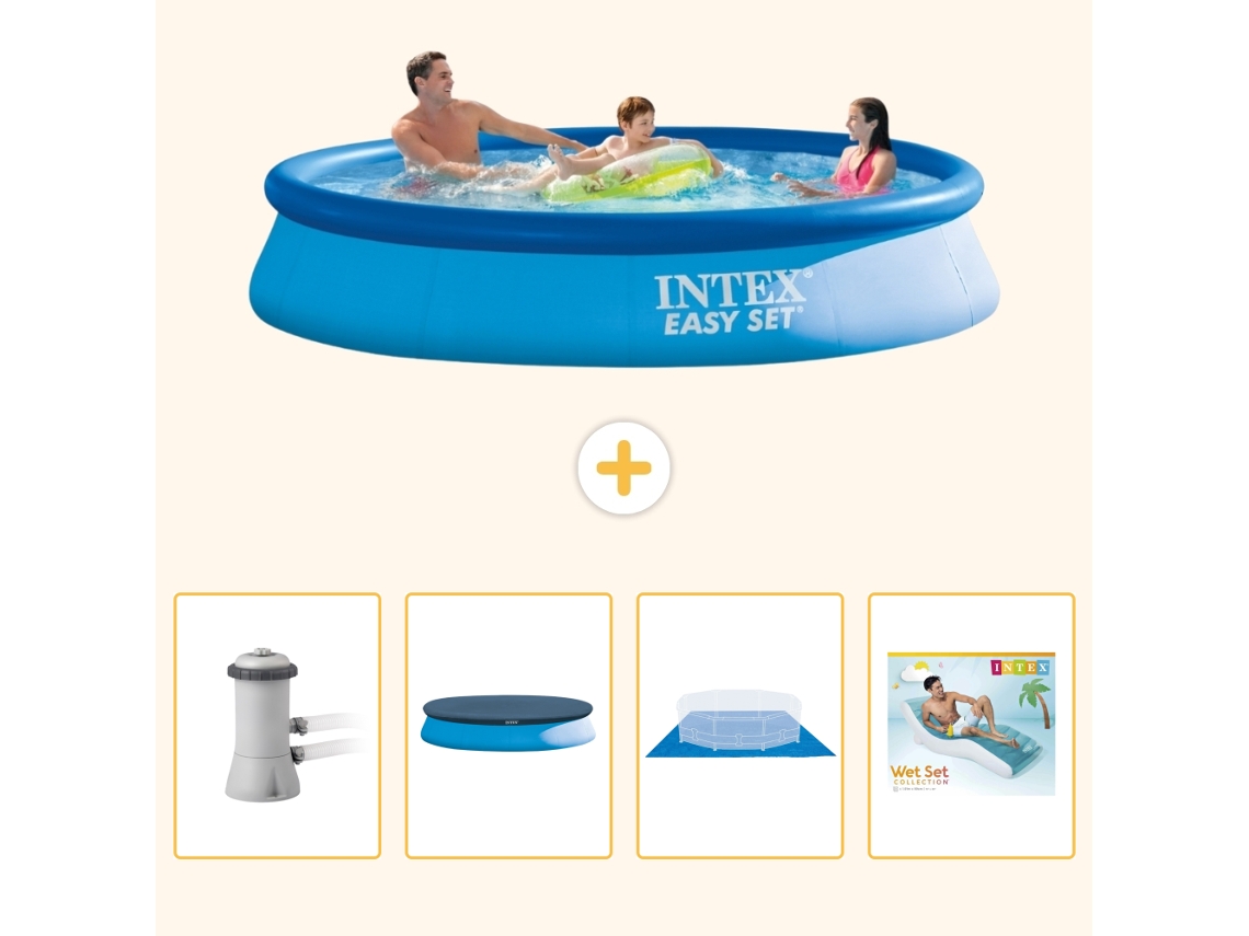 Intex Piscina Easy Set Redonda - 366x76 Cm - 5-peças S322
