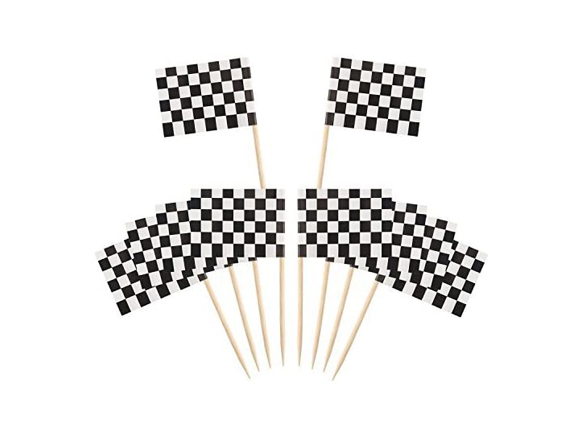KOFIHETY Bandeira De Corrida Quadriculada, Bandeiras De Jantar Aprimore Sua Festa Com Elegância E Estilo, Uso Decorativo Para Ocasiões Festivas, Não Comestíve