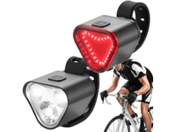Luz Dianteira De Bicicleta Para Ciclismo Noturno Em Montanhas.