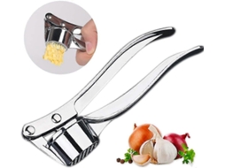 Prensa de Ajo de Acero Inoxidable, Triturador Práctico, Resistente, Lavavajillas Seguro, Herramienta Esencial de Cocina