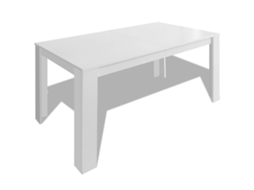 Mesa de Jantar 140x80x75 cm Branca MAISON EXCLUSIVE