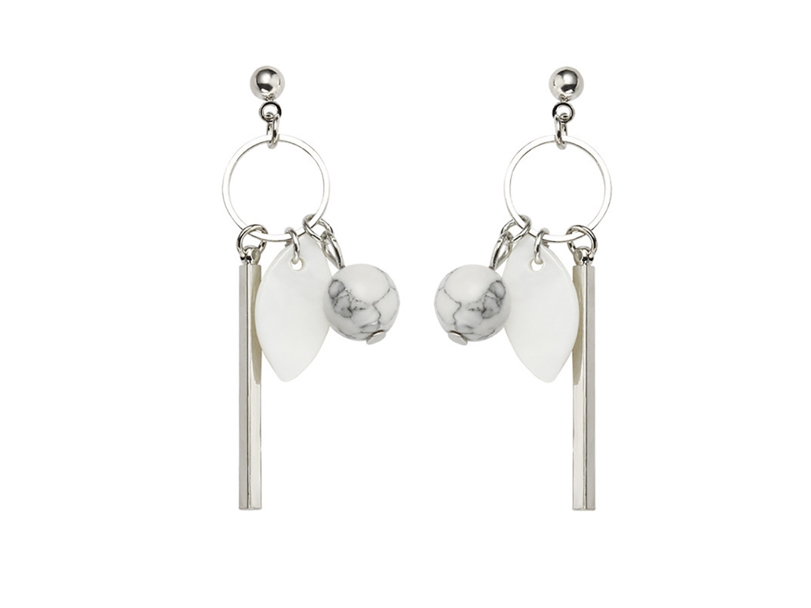 Brincos De Concha Feminino Elegante Pendente