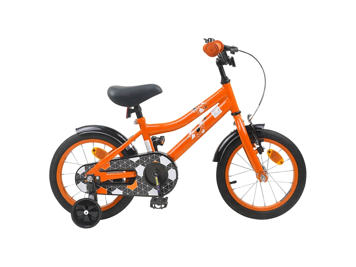 Vidaxl Bicicleta Infantil 16 Polegadas Para Crianças De 4 A 6 Anos