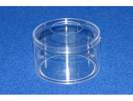 Comedouro para Aves  Redondo com Buraco (Transparente)