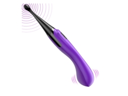 Vibrador De Clitóris De Alta Frequência, Vibradores De Clitóris E Pontos G 2 Em 1 Com Vibração Giratória, Roxo