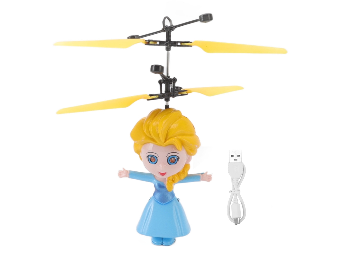 Brinquedo De Drone Com Quadcopter De Indução Princesa Boneca Bola Voadora Rc Para Crianças Meninos Meninas