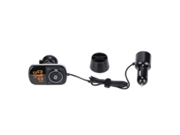 Transmissor FM Bluetooth Carro EOOCOO com chamadas Sem Mão, Carregamento Rápido 3.0