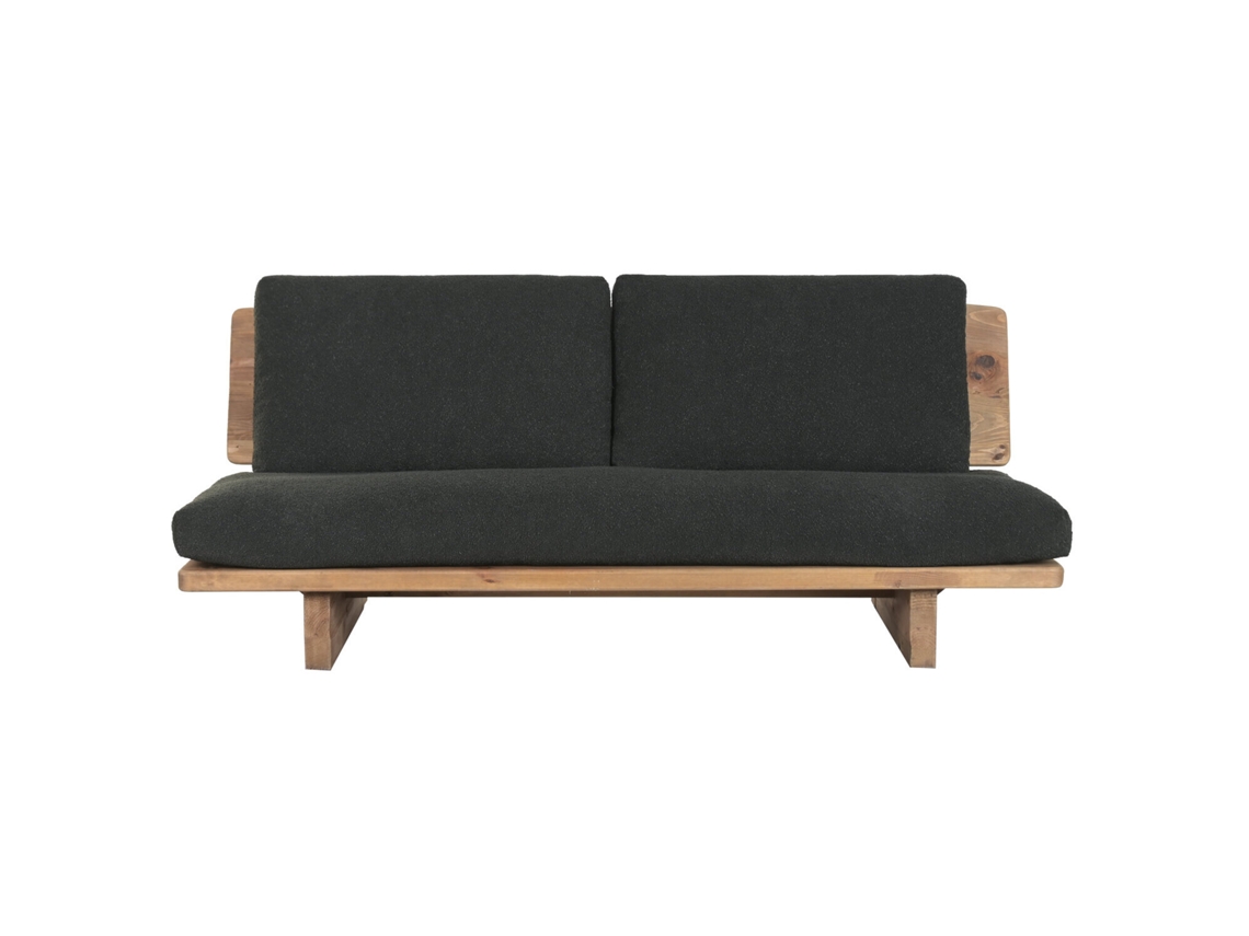 Sofá de Madeira de Pinho Reciclada, 195x90x78cm ALEXANDRA HOUSE LIVING