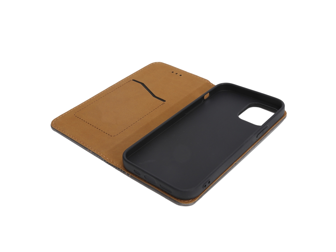 Capa para iPhone 12/12 Pro com padrão de grade magnética | EOOCOO