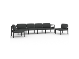 Garden Lounge Set, Garden Lounge Sets Vidaxl Antracite Alumínio (n/a)
