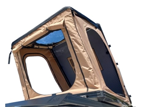 Tenda Tejadilho Hrb Stars 214 , Instalação Universal, Alumínio, 3 Pessoas Hrbivacar (bege)