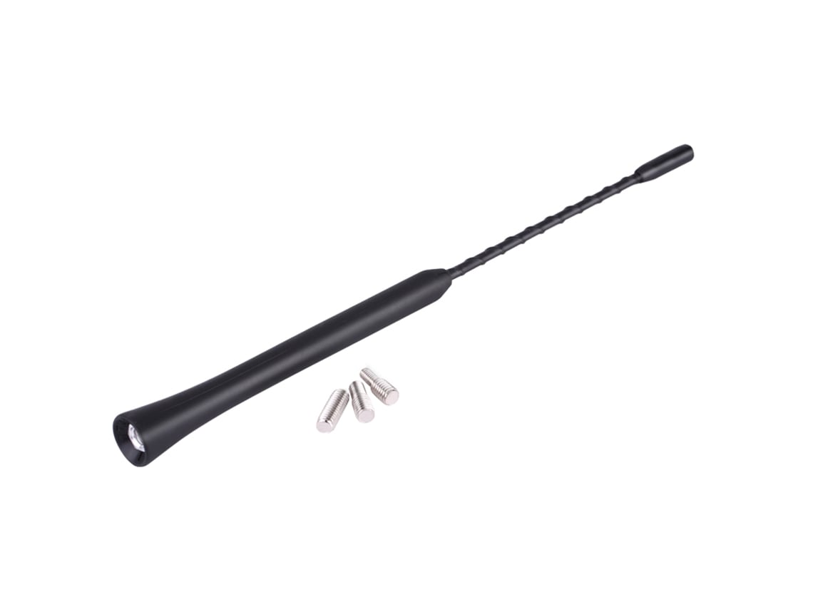 Antena Universal De Rádio Fm Antirruído De 9 Polegadas Para Carro Com Parafusos Aquaforge