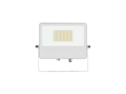 Refletor Led Sky 40w Para Exterior Com Cct Switch 3000k/4000k/5000k, Abertura De 115º E Estrutura Em Alumínio Branco - Beneito &amp; Faure