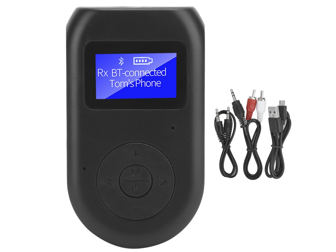Adaptador Bluetooth 5.0 4 em 1 para TV/PC com conector de 3,5mm (S/MARCA)