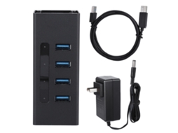 Hub Splitter Switch Expansion Port Adapter Docking Station Com 4 Portas Usb 3.0 De Alta Velocidade