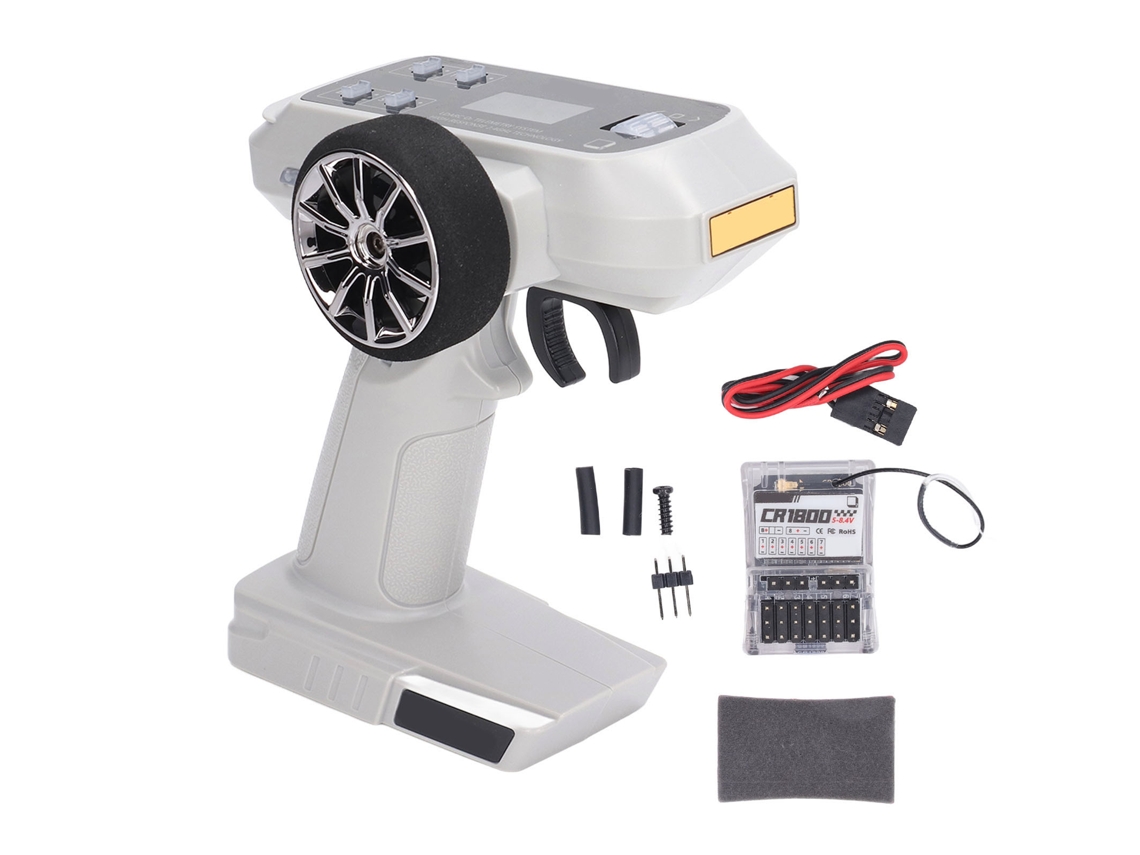 Mali transmissor de Rádio Rc 2.4ghz 8ch Ct01 com Receptor Cr1800 5 84v para Barco Tanque Carro Modelo