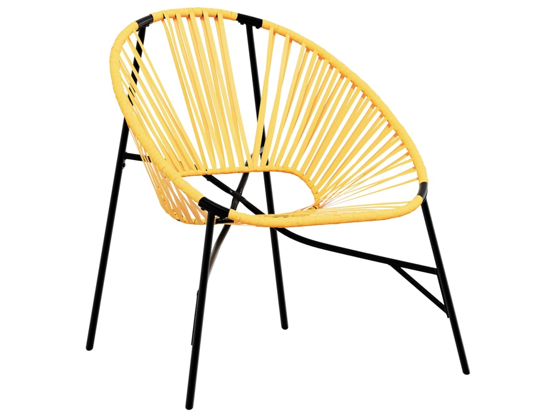 Garden Egg Chair, Garden Egg Chairs Vidaxl Amarelo Rattan / Vime (n/a)