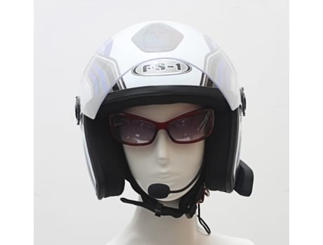 Intercomunicador Duplo Bluetooth para Capacete de Mota Até 600 Metros Incluí 2X Unidades