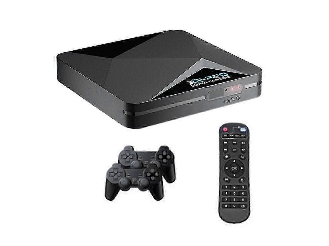 Super Console X2 Pro Retro Smart Game Console Box Tv Box 4k Hd Classic Video Game Console Game Box 64g Eu Plug Hengjian