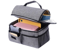 Bolsa De Almoço Isolada Impermeável E Resistente A Vazamentos Para Adultos E Crianças, Design De Dupla Capacidade 10l