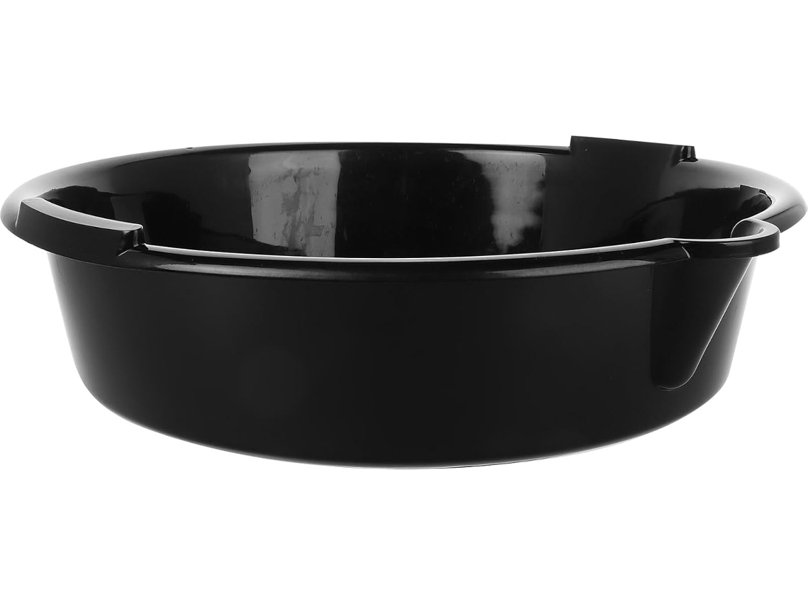 Bandeja De Drenagem Óleo Do Motor Plástico Preto Grande Capacidade,com Design À Prova Vazamentos