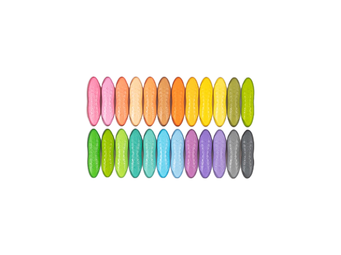 Ats 12 Colores Crayones de Cacahuatse para Niños Lápices de Grafiti Pintura Suministros de Papelería Artística Solubles En Agua