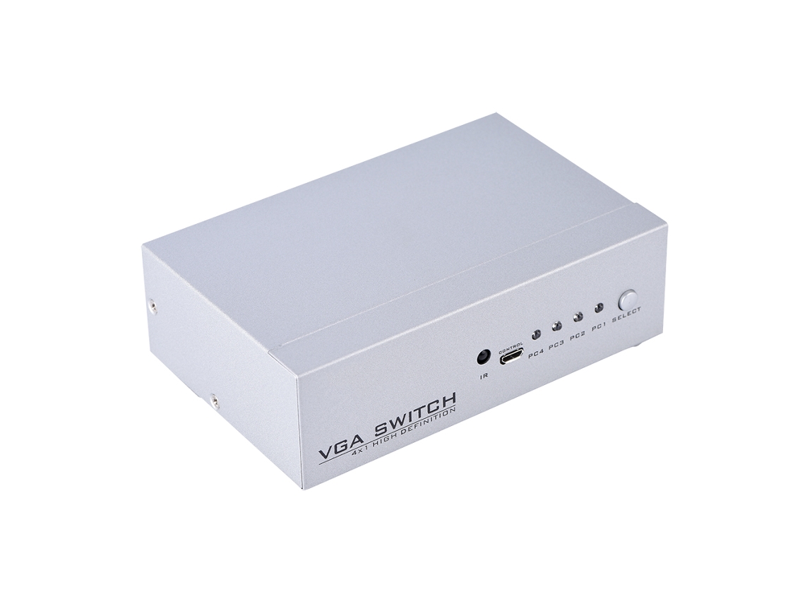 Vga Switcher EOOCOO (4 Entradas 1 Saída de Vídeo Switch)