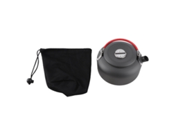 Business chaleira de camping outdoor 0.8l alumínio resistente a arranhões com sacola de malha para passeios e acampamentos S/MARCA
