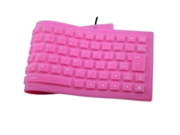 Teclado De Computador Com 85 Teclas, Silicone, Silencioso, Teclado Macio, Usb, Mini Teclado Portátil Dobrável À Prova Dágua Ly Ebike