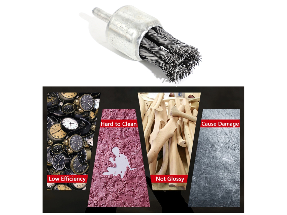 Laxiscreed Escovas De Cerdas De Fio Para Remoção De Ferrugem E Tinta