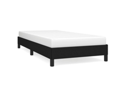 Bed Frame, Bed Frames Vidaxl Preto Tecido (90 X 190 Cm)