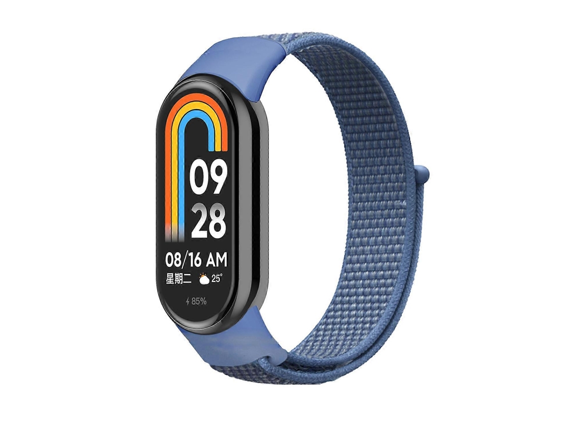 Pulseira De Nylon Com 8 Voltas Para Xiaomi Mi Band